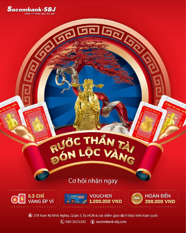 “Rước Thần Tài” theo cách hoàn toàn mới của Sacombank-SBJ - Ảnh 3.