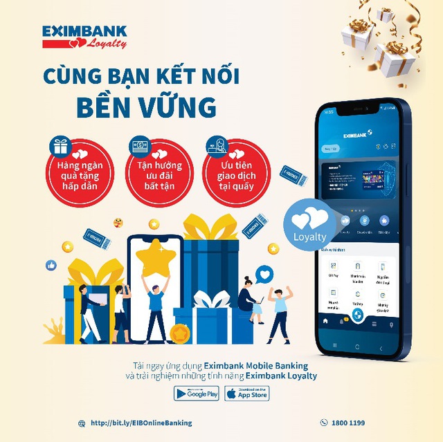 Eximbank chăm sóc khách hàng thân thiết - Ảnh 1.