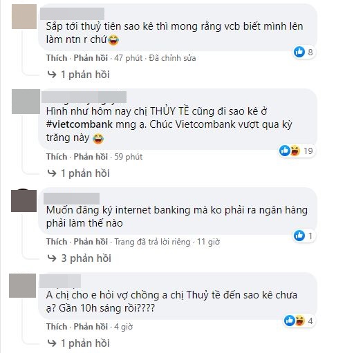 Fanpage của Vietcombank vừa mở bình luận đã bị tấn công, tất cả là do Thủy Tiên chưa sao kê như lời hứa? - Ảnh 1.