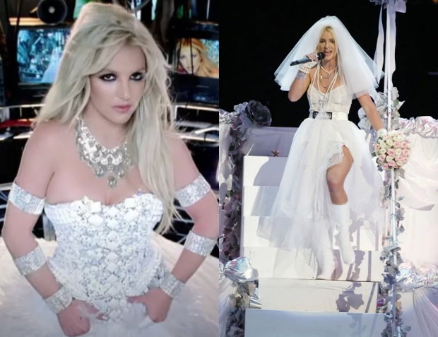 Toàn cảnh đám cưới Britney Spears: Cô dâu diện váy Versace đi xe ngựa cổ tích, Madonna, Selena Gomez dẫn đầu dàn sao hạng A - Ảnh 2.
