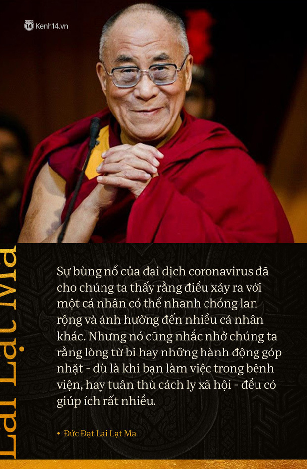 Đức Đạt Lai Lạt Ma: ‘Cầu nguyện là chưa đủ, chúng ta cần lòng từ bi trong cuộc chiến chống lại coronavirus’ - Ảnh 1.