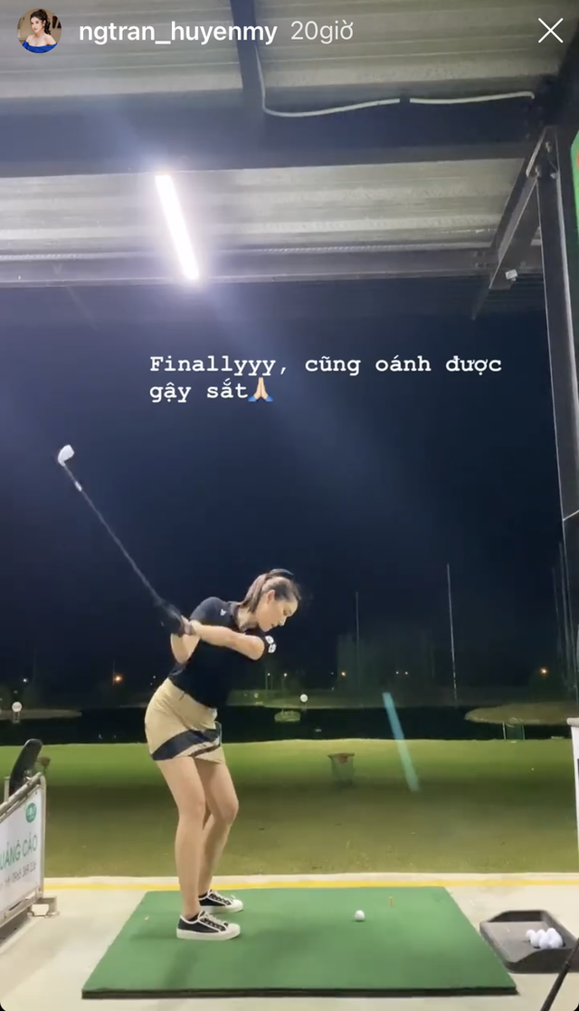 Không hẹn mà gặp hội mỹ nhân Việt đều check-in ở sân golf: 1 buổi chơi golf có lợi ích bằng 1 tuần tập thể dục nên bảo sao không mê cho được - Ảnh 1.