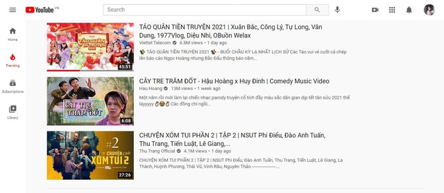 Táo Quân Tiền Truyện dễ dàng chiếm top 1 trending YouTube, nhiều gương mặt nổi tiếng giới trẻ cũng phải “phát sốt” - Ảnh 1.
