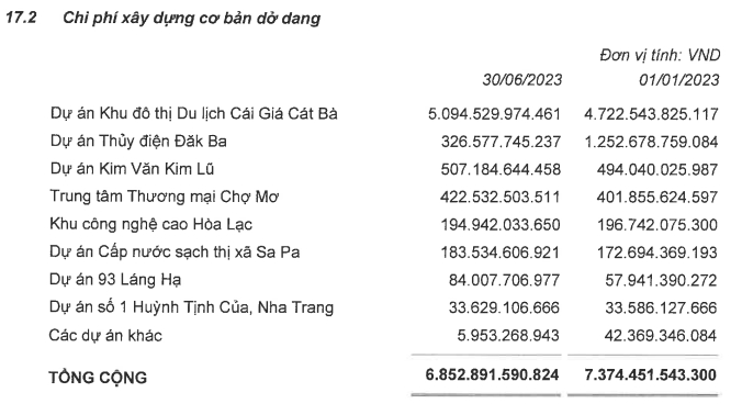 Thu hơn 1.650 tỷ đồng từ bất động sản, lợi nhuận của Vinaconex vẫn giảm 24%, đã rót 5.100 tỷ đồng vào dự án Cát Bà Amatina - Ảnh 2.