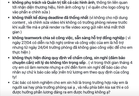 Bị trừ 60% lương bắt nguồn từ mâu thuẫn với sếp, chàng designer dấy lên tranh cãi nảy lửa - Ảnh 3.