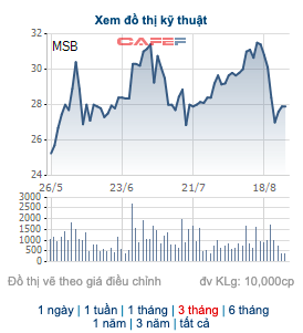 Công ty của thành viên HĐQT Ngân hàng Hàng Hải đã bán 8 triệu cổ phiếu MSB - Ảnh 1.