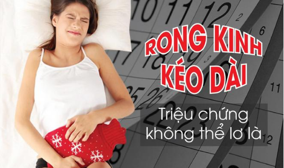 Kinh nguyệt kéo dài 10 ngày do bị u nang buồng trứng