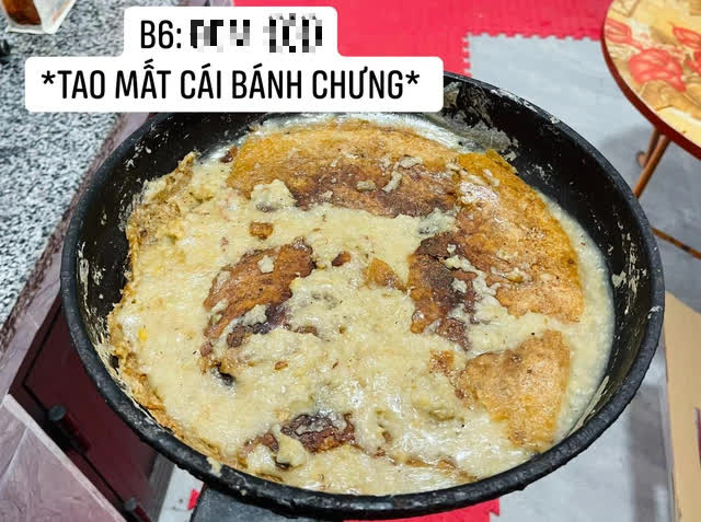 Đến hẹn lại lên, trend rán bánh chưng bằng nước đã quay trở lại: Người thành công mĩ mãn, người cho ra thành phẩm dở khóc dở cười - Ảnh 12.