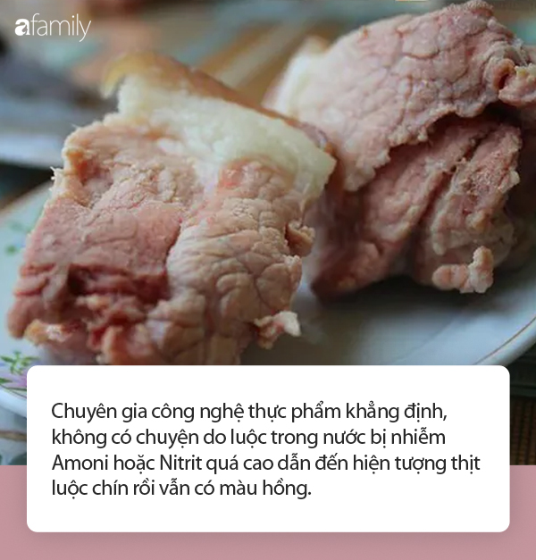 Clip Thịt luộc chín vẫn có màu hồng là do nguồn nước bẩn, nguy cơ ung thư cao nóng MXH: Chuyên gia vạch trần sự thật - Ảnh 2.