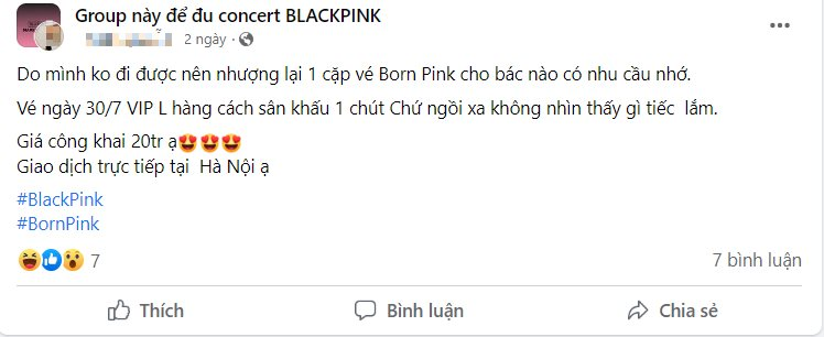 "Đắng lòng" phe vé ôm mộng làm giàu từ concert BlackPink: Cứ 21 người muốn nhượng mới có 1 người có muốn mua - Ảnh 2.