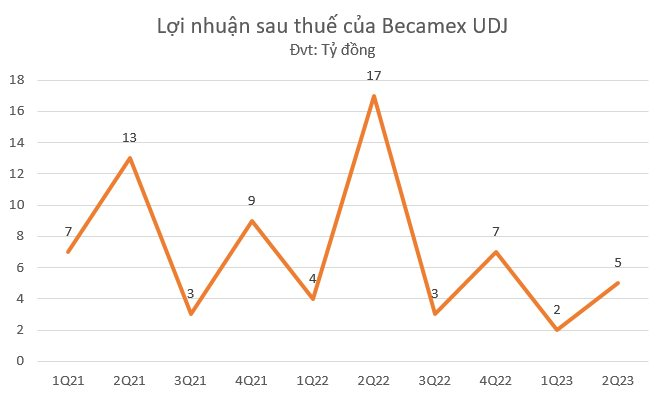 Becamex UDJ giảm hơn 70% lợi nhuận trong quý 2 do thị trường bất động sản "đóng băng" - Ảnh 1.