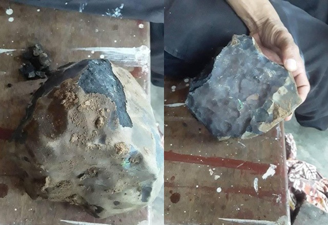 Hy hữu: Thiên thạch 4,5 tỷ năm tuổi xuyên thủng mái nhà, 3 bố con bỗng chốc trở nên giàu có chỉ sau một đêm - Ảnh 1.