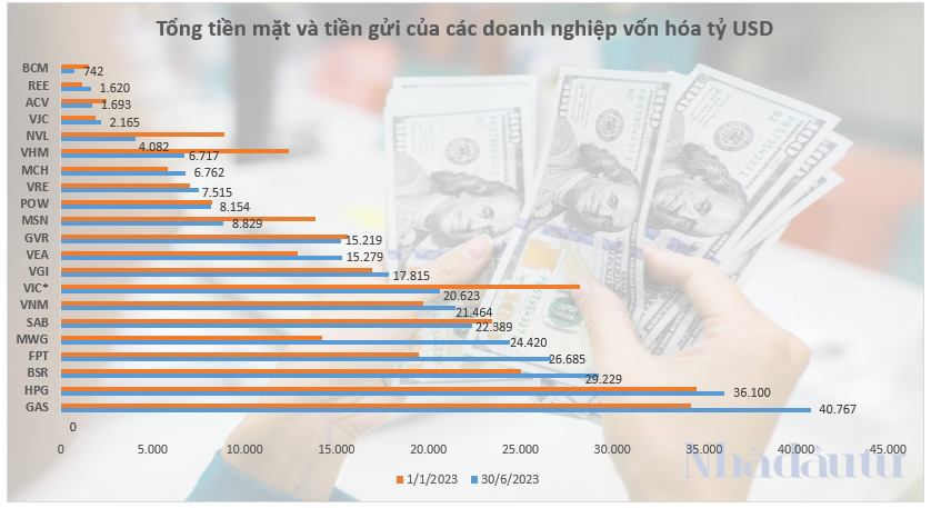'Núi tiền' của nhóm doanh nghiệp vốn hóa tỷ USD - Ảnh 1.
