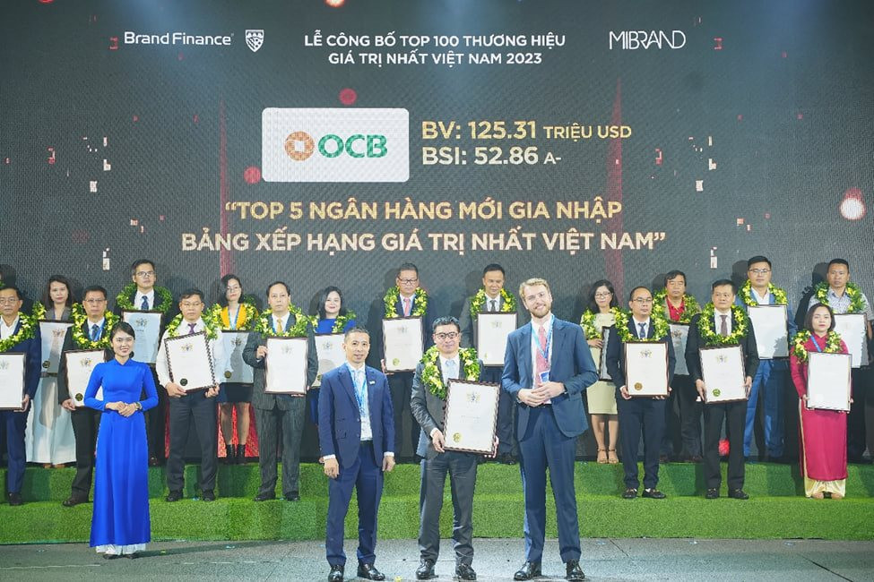 OCB: Top 50 thương hiệu giá trị nhất Việt Nam - Ảnh 1.