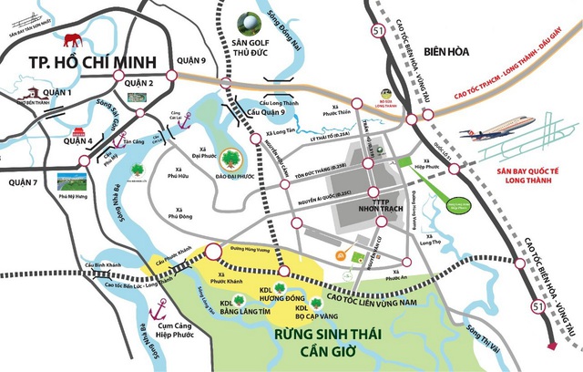 Những tuyến đường cực kỳ quan trọng phát triển đô thị Nhơn Trạch, Long Thành trong tương lai - Ảnh 1.