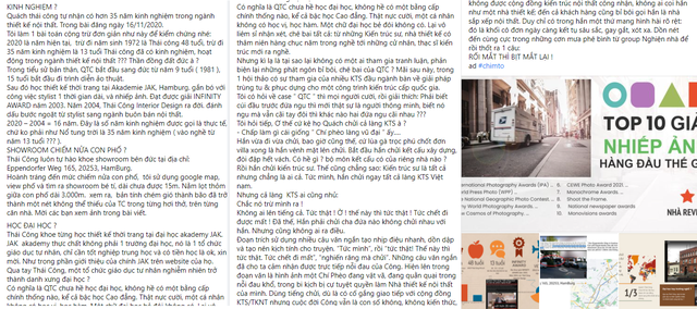 Bài bóc phốt NTK Quách Thái Công khiến CĐM xôn xao: Mới 48 tuổi mà nổ có 35 năm kinh nghiệm, thực tế chưa từng học đại học, giải thưởng là hư danh, showroom tại Đức không hoành tráng như vẫn khoe - Ảnh 2.