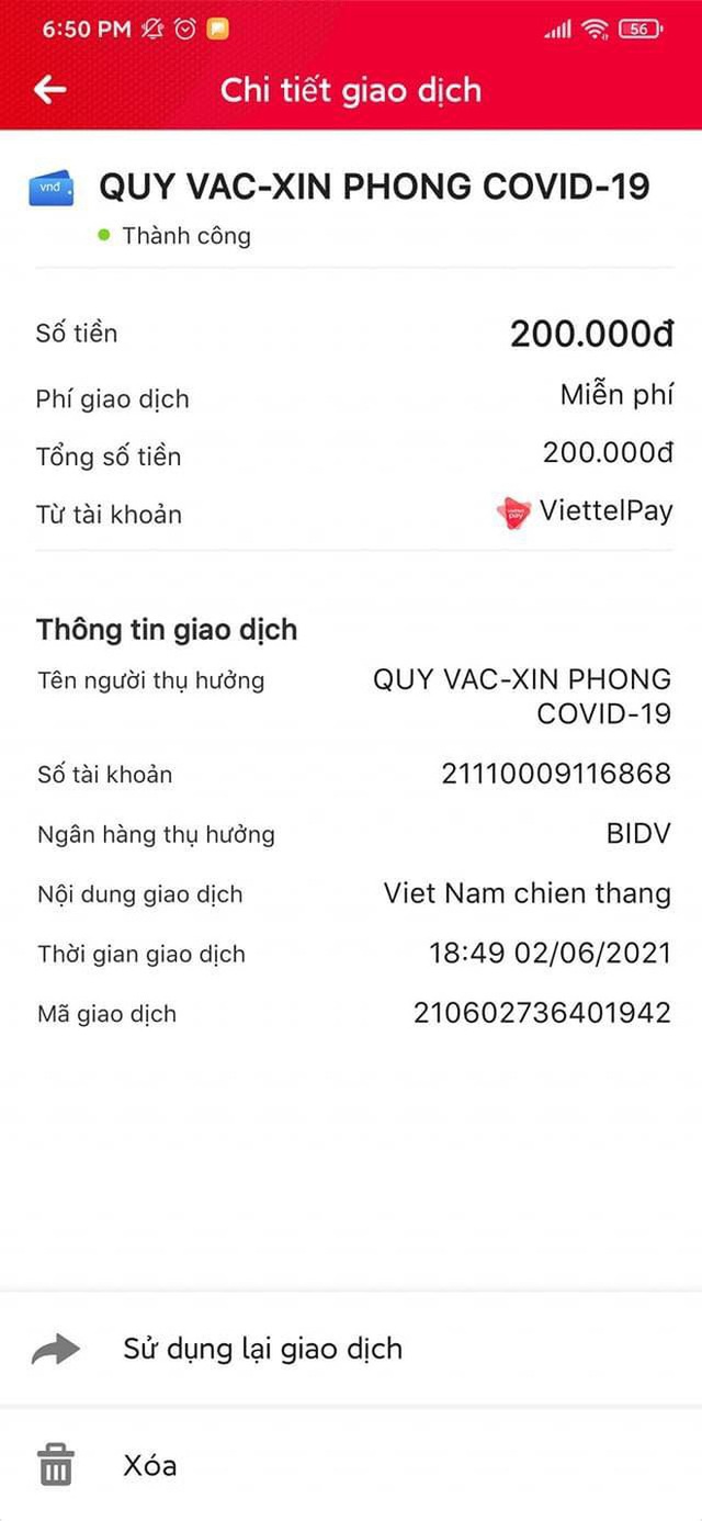 Ảnh chụp màn hình hot nhất MXH lúc này: Dân mạng thi nhau khoe đã góp gạo cùng những lời chúc đáng yêu đến Quỹ Vaccine Covid-19 - Ảnh 7.