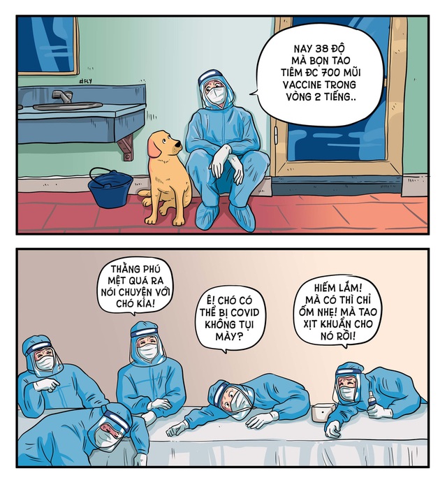 Thăng Fly và những bức vẽ đáng yêu trong dịch Covid-19: Mình muốn người dân nhìn thấy nhau trong đấy: Thông cảm, yêu thương và đoàn kết - Ảnh 6.