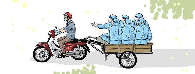 Thăng Fly và những bức vẽ đáng yêu trong dịch Covid-19: Mình muốn người dân nhìn thấy nhau trong đấy: Thông cảm, yêu thương và đoàn kết - Ảnh 10.