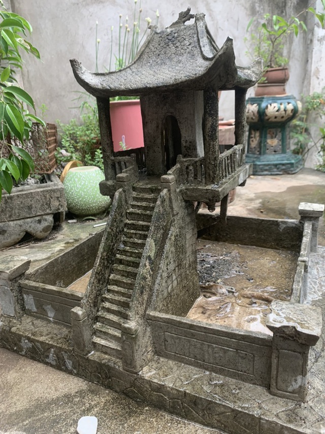 Ông già 9X tái hiện chùa Một Cột, Khuê Văn Các, Đình làng Mông Phụ tí hon sống động như thật - Ảnh 4.