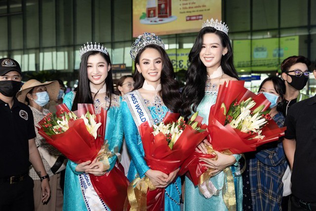 Ngoài Top 3, hai thí sinh còn lại của Top 5 Miss World Vietnam cũng ứng xử nuốt mic và có profile khủng - Ảnh 1.