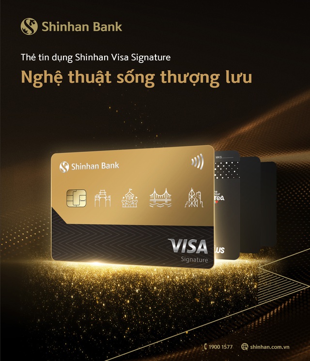 Ngân hàng Shinhan ra mắt thẻ tín dụng Visa Signature với nhiều đặc quyền cao cấp - Ảnh 1.