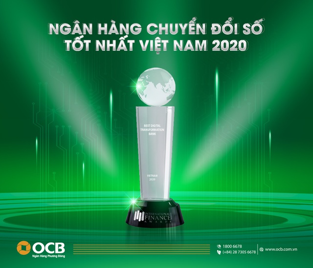 OCB nhận giải Ngân hàng chuyển đổi số tốt nhất 2020 do tạp chí IFM bình chọn - Ảnh 1.