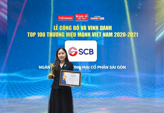 SCB được vinh danh “Thương hiệu mạnh Việt Nam” 06 năm liên tiếp - Ảnh 1.