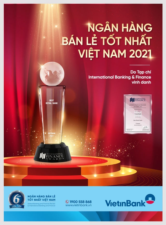 VietinBank được International Banking and Finance magazine vinh danh “Ngân hàng Bán lẻ tốt nhất Việt Nam 2021 - Ảnh 1.