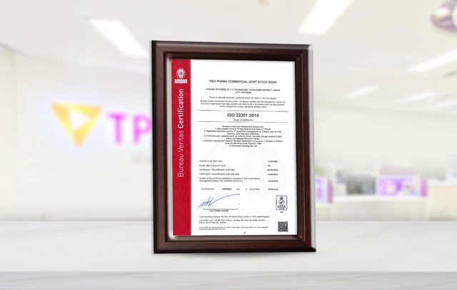 Ngân hàng Việt Nam đạt chứng nhận về quản lý kinh doanh liên tục - Ảnh 1.