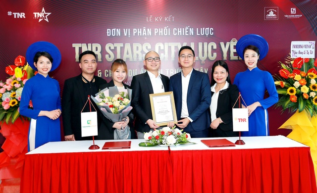 Lễ ký kết nhà phân phối chiến lược dự án TNR Stars City Lục Yên - Ảnh 4.