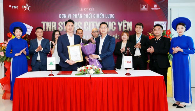 Lễ ký kết nhà phân phối chiến lược dự án TNR Stars City Lục Yên - Ảnh 5.