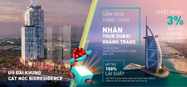 Tòa 50 tầng của dự án BID Residence cất nóc với loạt ưu đãi đặc biệt - Ảnh 1.