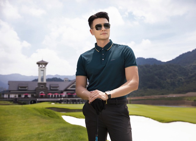 Vĩnh Thụy khoe diện mạo nam thần với trang phục De Obelly trên sân golf - Ảnh 10.