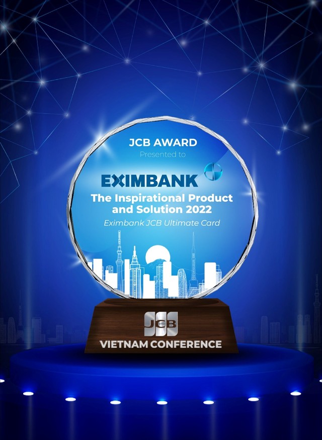 Eximbank vinh dự nhận giải thưởng từ tổ chức thẻ quốc tế JCB - Ảnh 1.